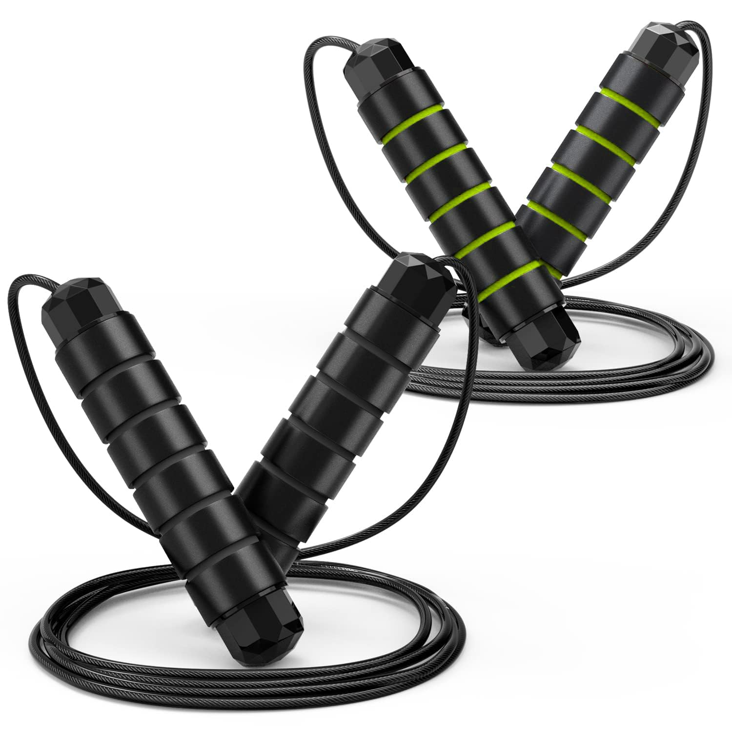 Speed Jump Rope – Tangle-Free Adjustable Cable with Ball Bearings for Cardio & Fat Burning