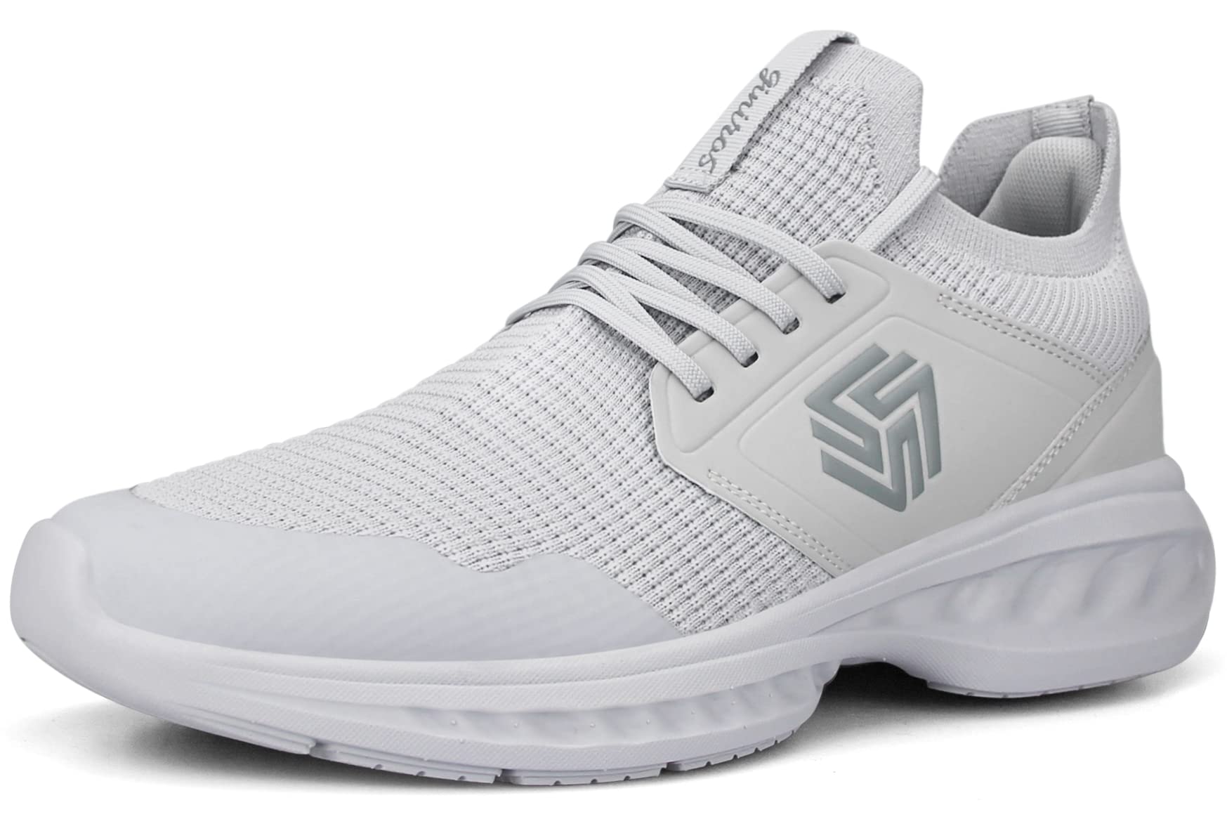 Men's Non-Slip Slip-On Running Shoes – Breathable Lightweight Sneakers