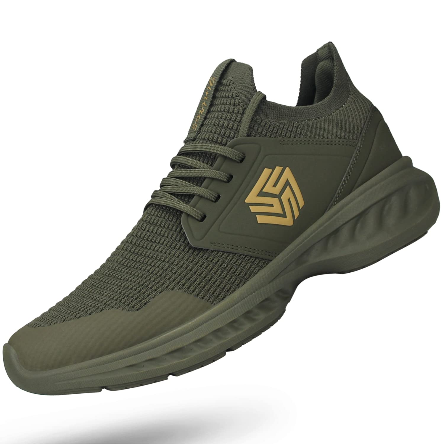 Men's Non-Slip Slip-On Running Shoes – Breathable Lightweight Sneakers