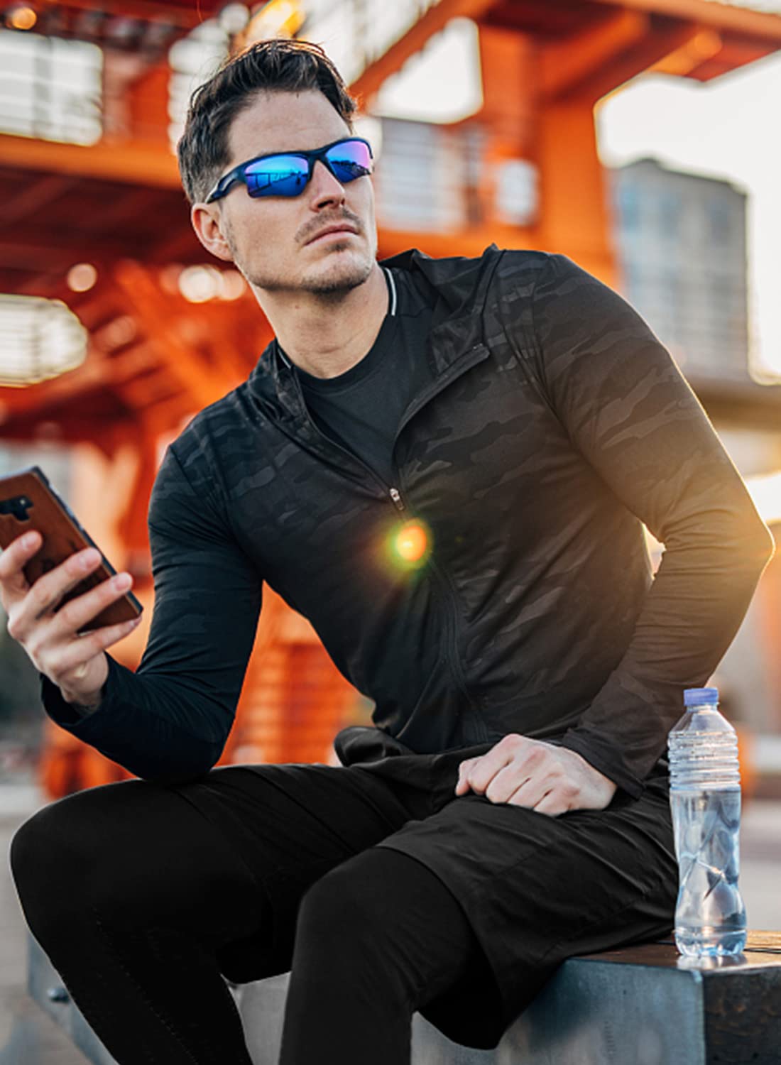 Men's 2-in-1 Running Pants – Gym Workout Compression Training Tights
