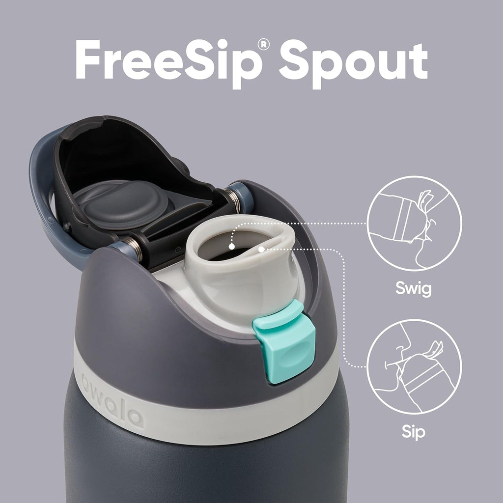 Insulated Stainless Steel Water Bottle with Straw – 32 oz Leak-Proof Sports Bottle