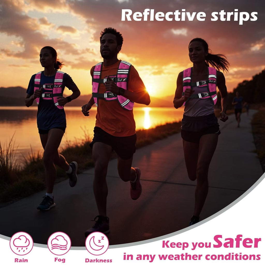 Women's Weighted Vest – Reflective Adjustable Vest for Running & Workouts