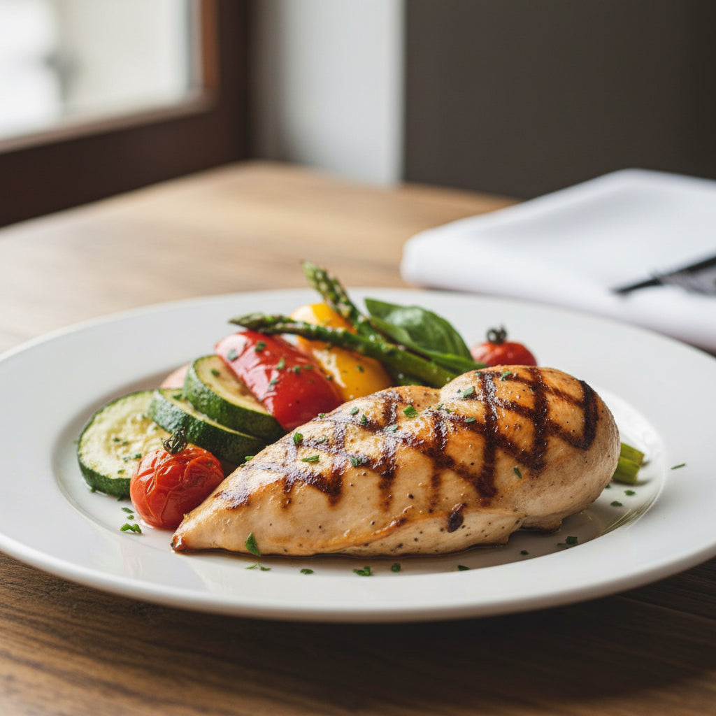 Healthy grilled chicken cookbook for weight loss high-protein recipe eBook cover