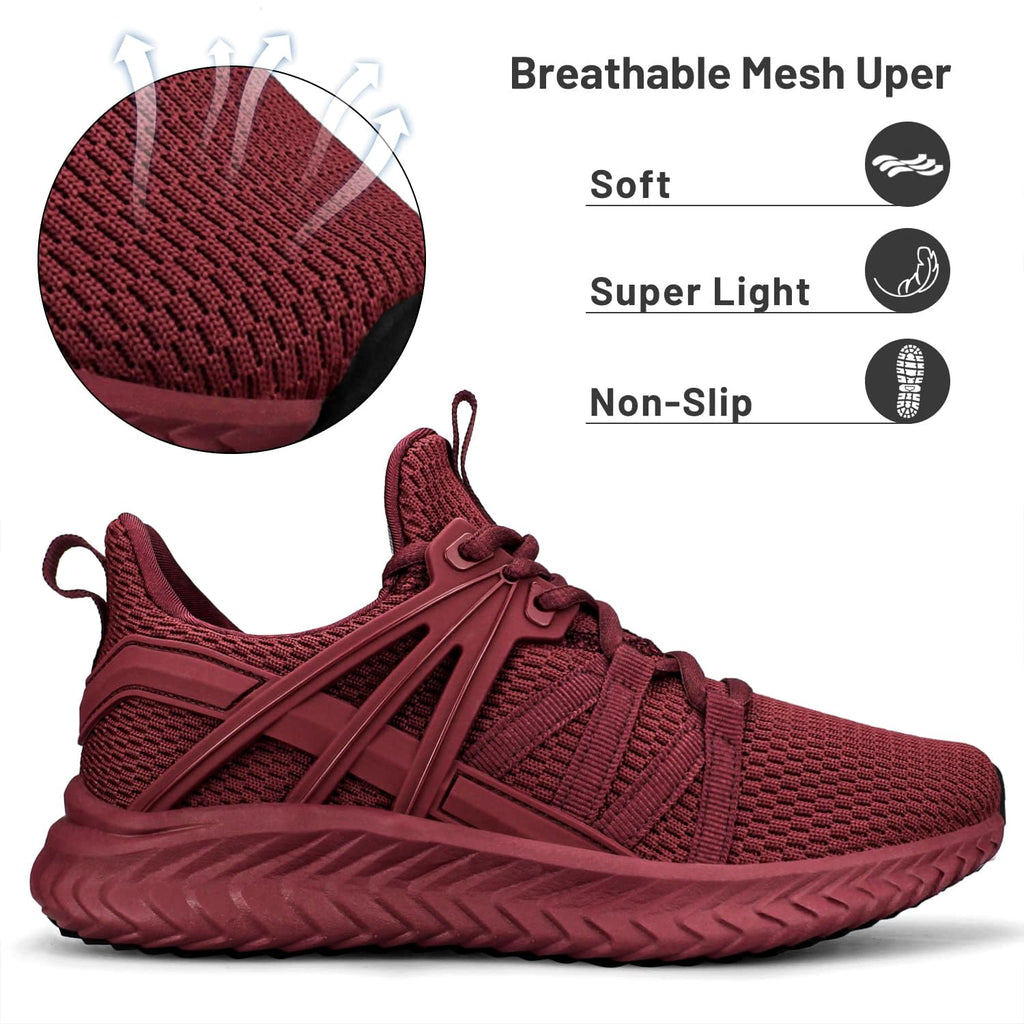 Women's Slip-On Walking Sneakers – Lightweight Casual Shoes for Gym & Travel