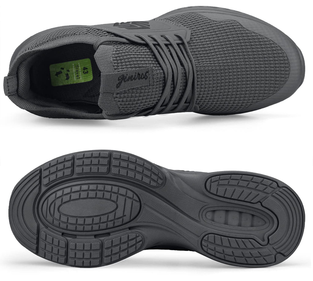 Men's Non-Slip Slip-On Running Shoes – Breathable Lightweight Sneakers