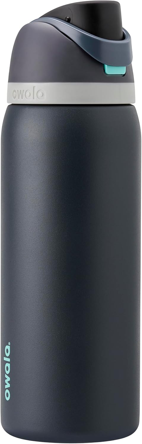 Insulated Stainless Steel Water Bottle with Straw – 32 oz Leak-Proof Sports Bottle