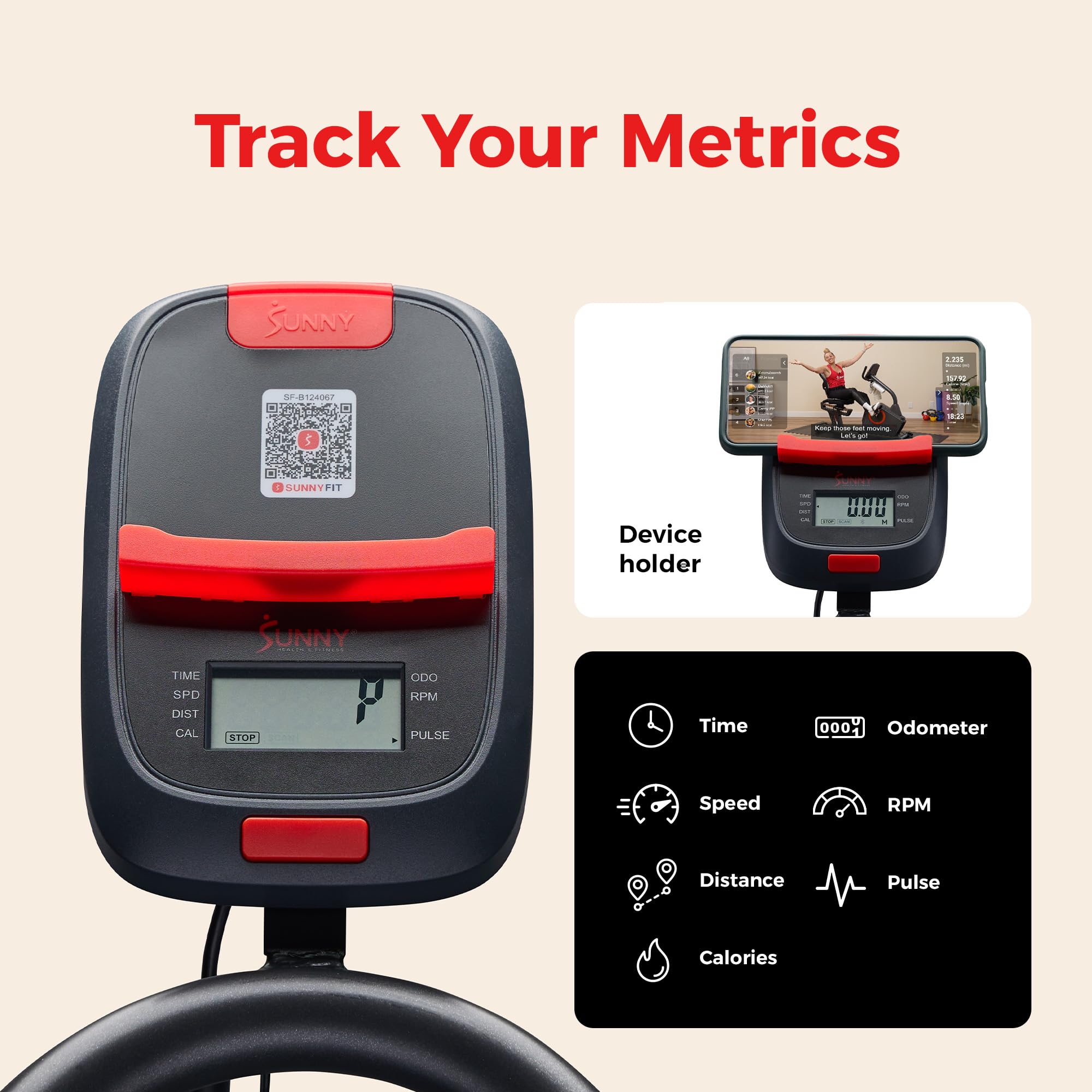 Smart Magnetic Indoor Cycling Bike – Quiet Belt Drive Exercise Bike for Home Cardio