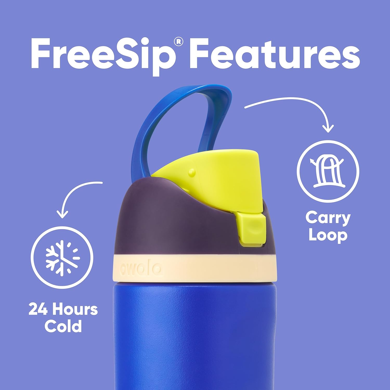 Insulated Stainless Steel Water Bottle with Straw – 32 oz Leak-Proof Sports Bottle