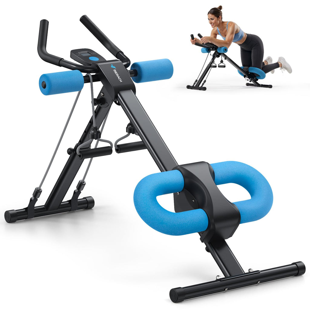 Foldable Ab Machine – Adjustable Core & Abdominal Trainer for Home Workouts