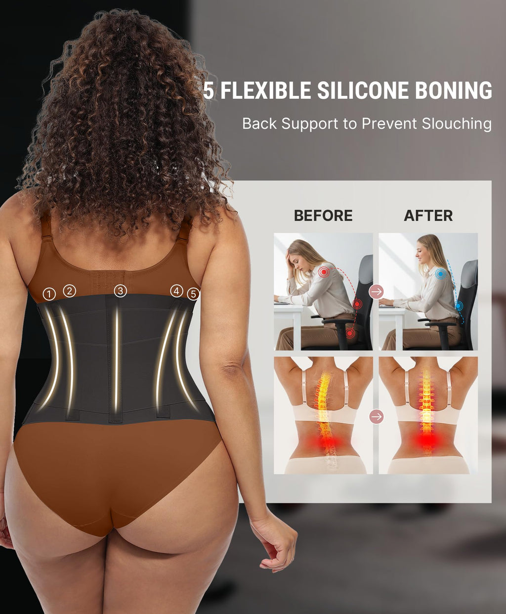 Waist Trainer Trimmer Belt – Tummy Control Ab Belt & Body Shaper for Women & Men