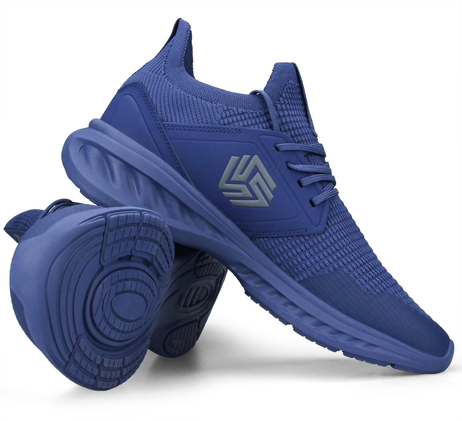 Men's Non-Slip Slip-On Running Shoes – Breathable Lightweight Sneakers