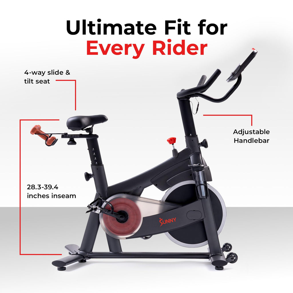 Smart Magnetic Indoor Cycling Bike – Quiet Belt Drive Exercise Bike for Home Cardio