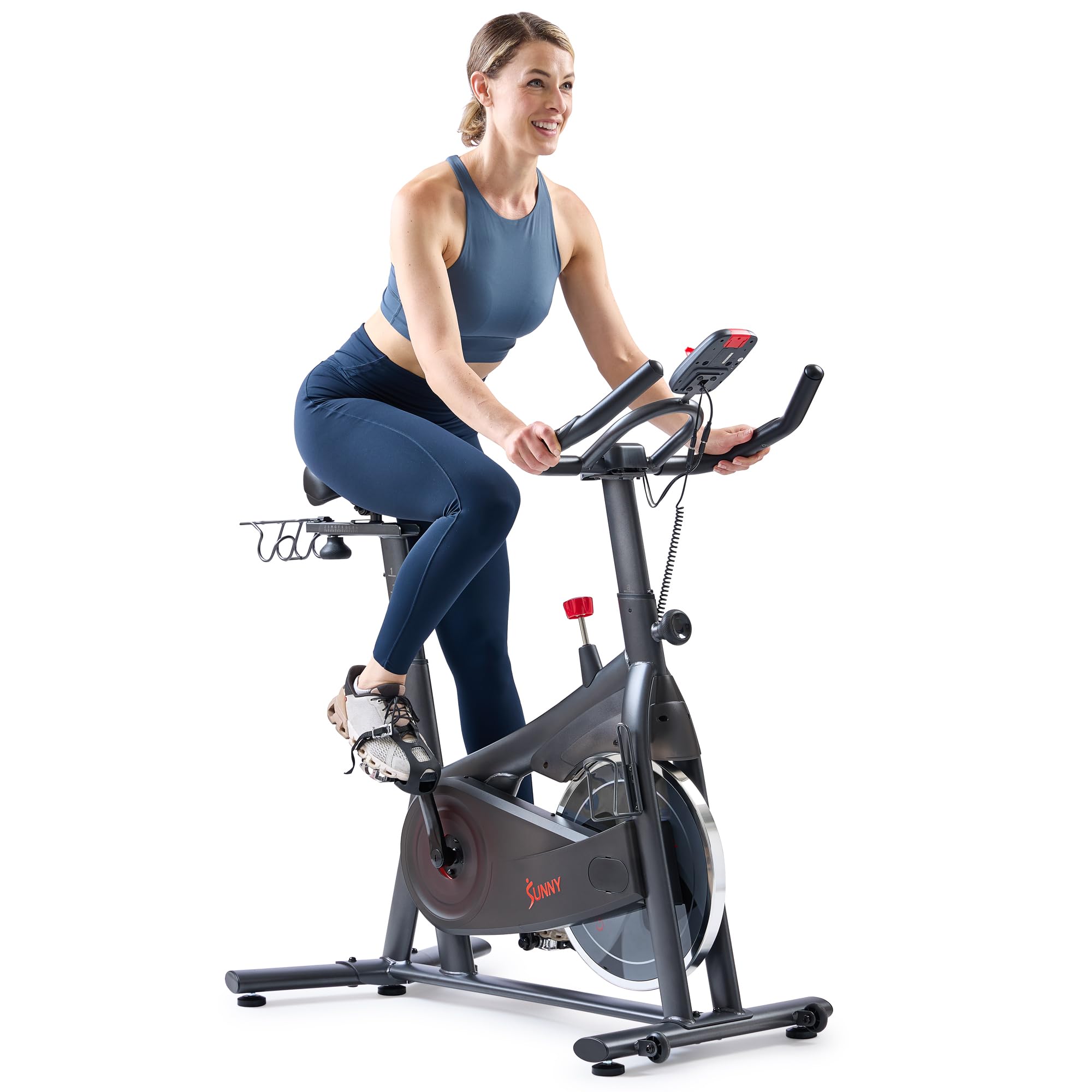 Magnetic indoor cycling exercise bike for home cardio workouts