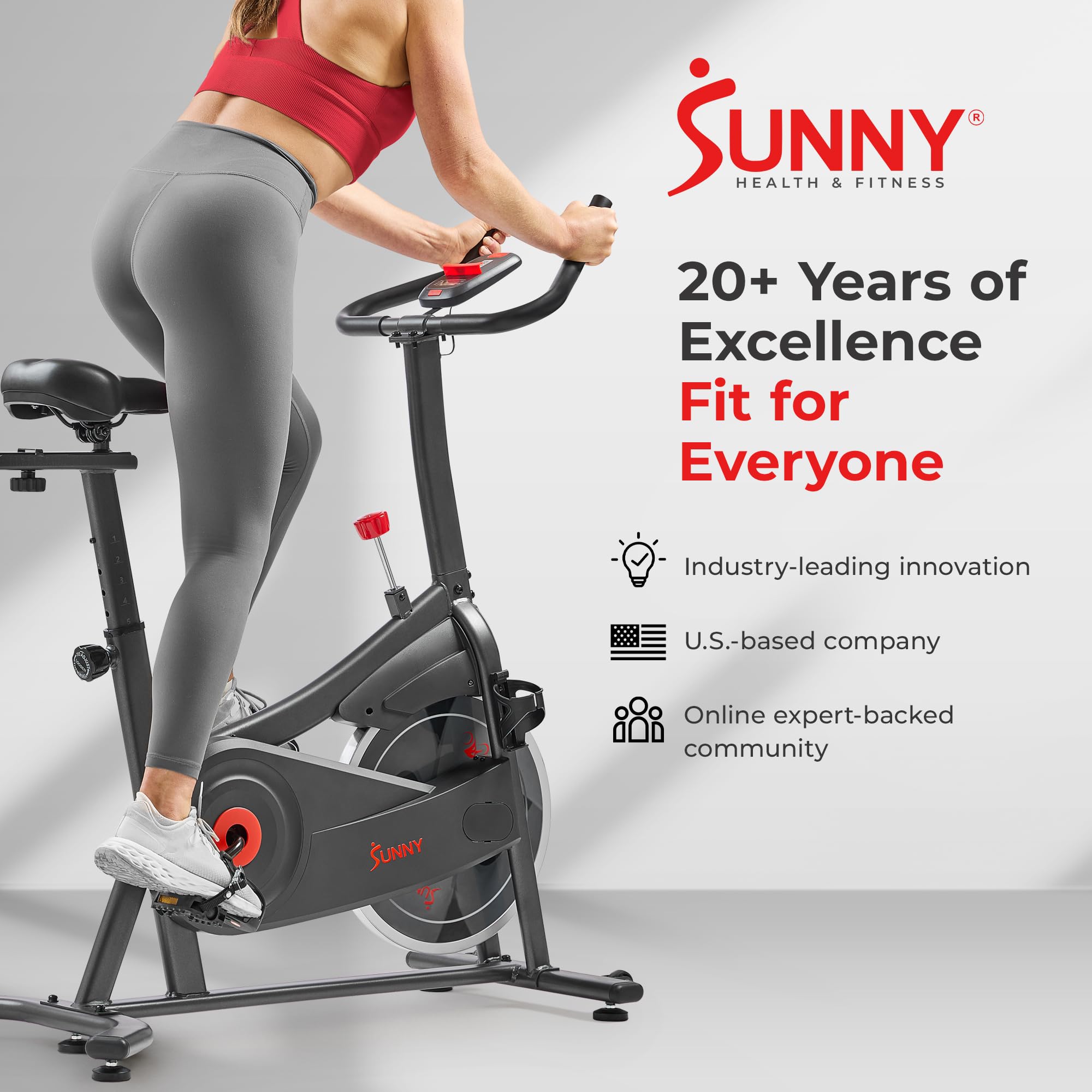 Smart Magnetic Indoor Cycling Bike – Quiet Belt Drive Exercise Bike for Home Cardio