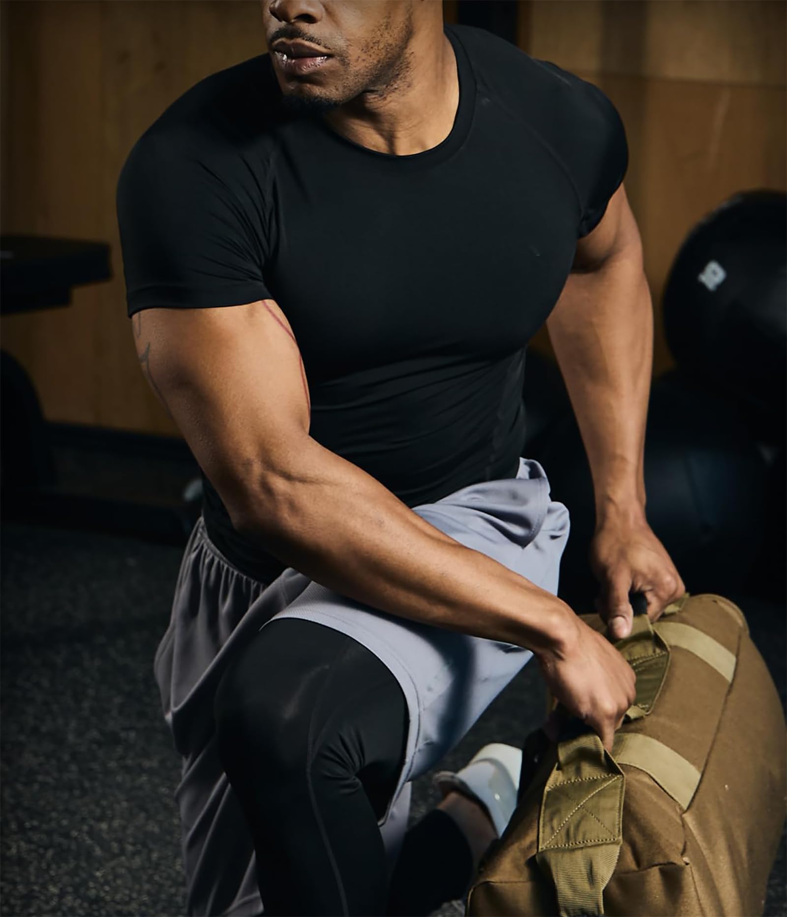 Men's Sauna Sweat Shirt – Compression Workout Top for Fat Burning