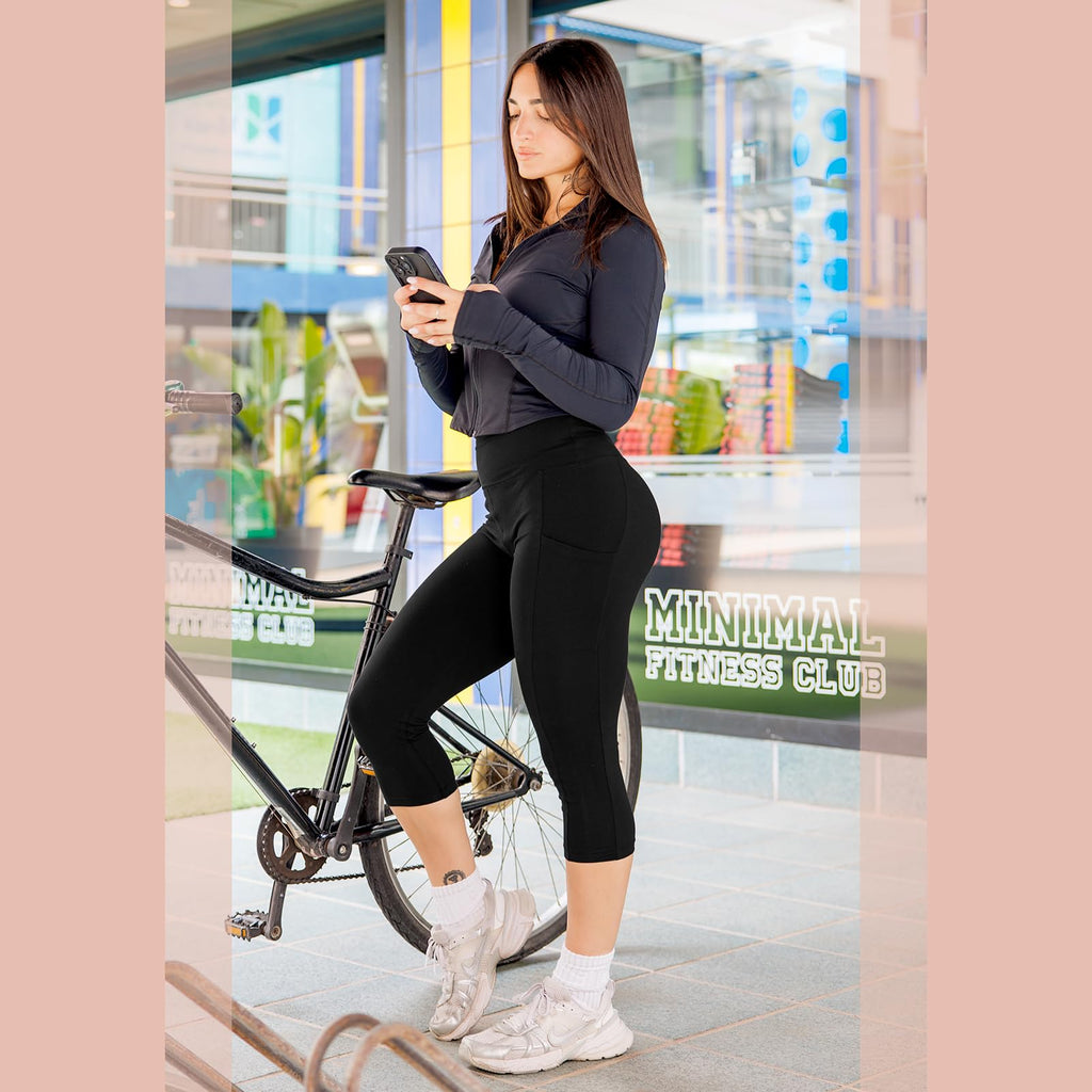 Women's High-Waisted Leggings with Pockets – Buttery-Soft Yoga Pants
