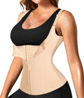 Waist Trainer Corset with Zipper – Adjustable Tummy-Control Shapewear for Women
