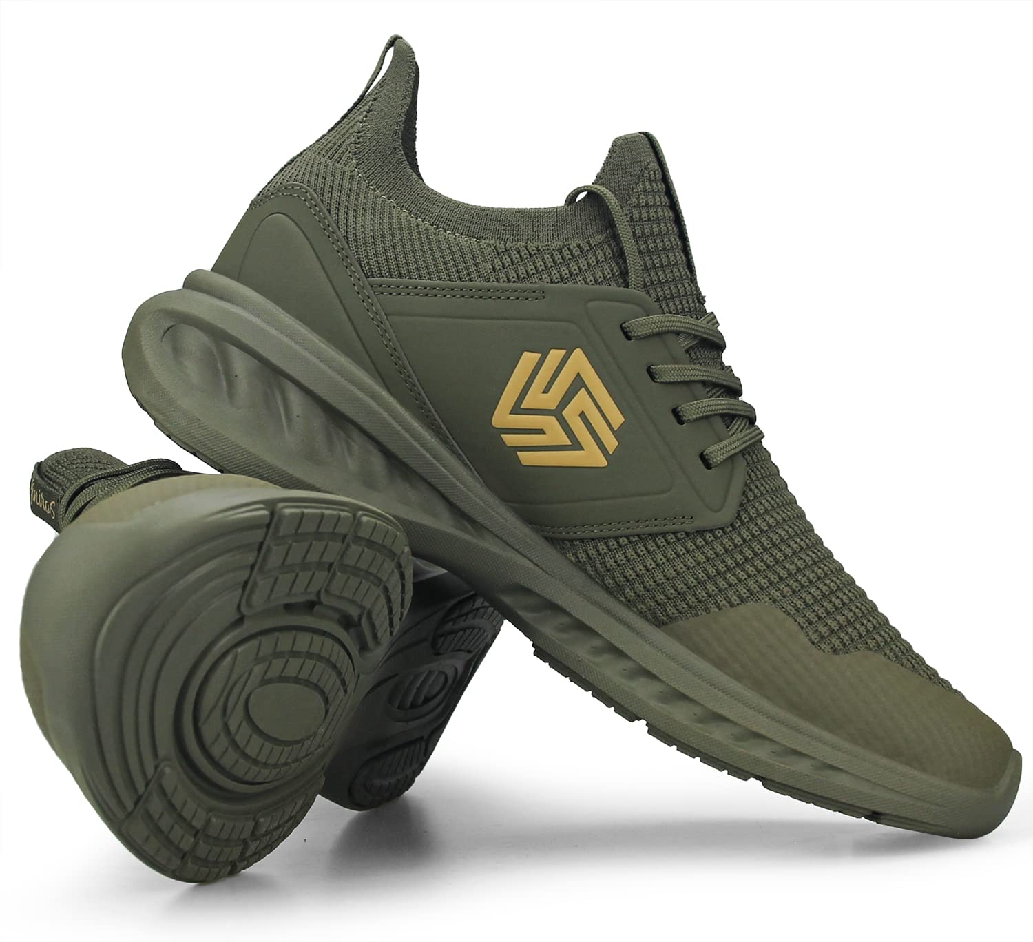 Men's Non-Slip Slip-On Running Shoes – Breathable Lightweight Sneakers