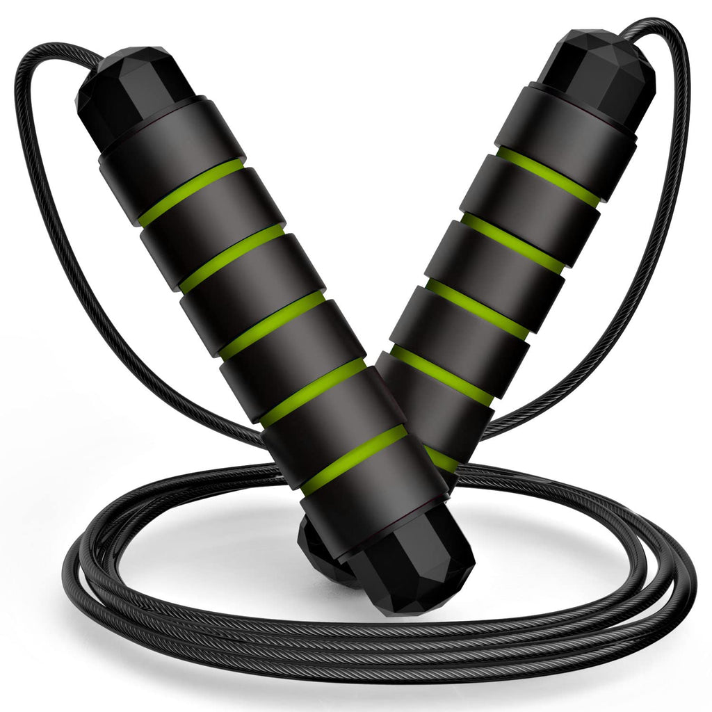 Speed Jump Rope – Tangle-Free Adjustable Cable with Ball Bearings for Cardio & Fat Burning