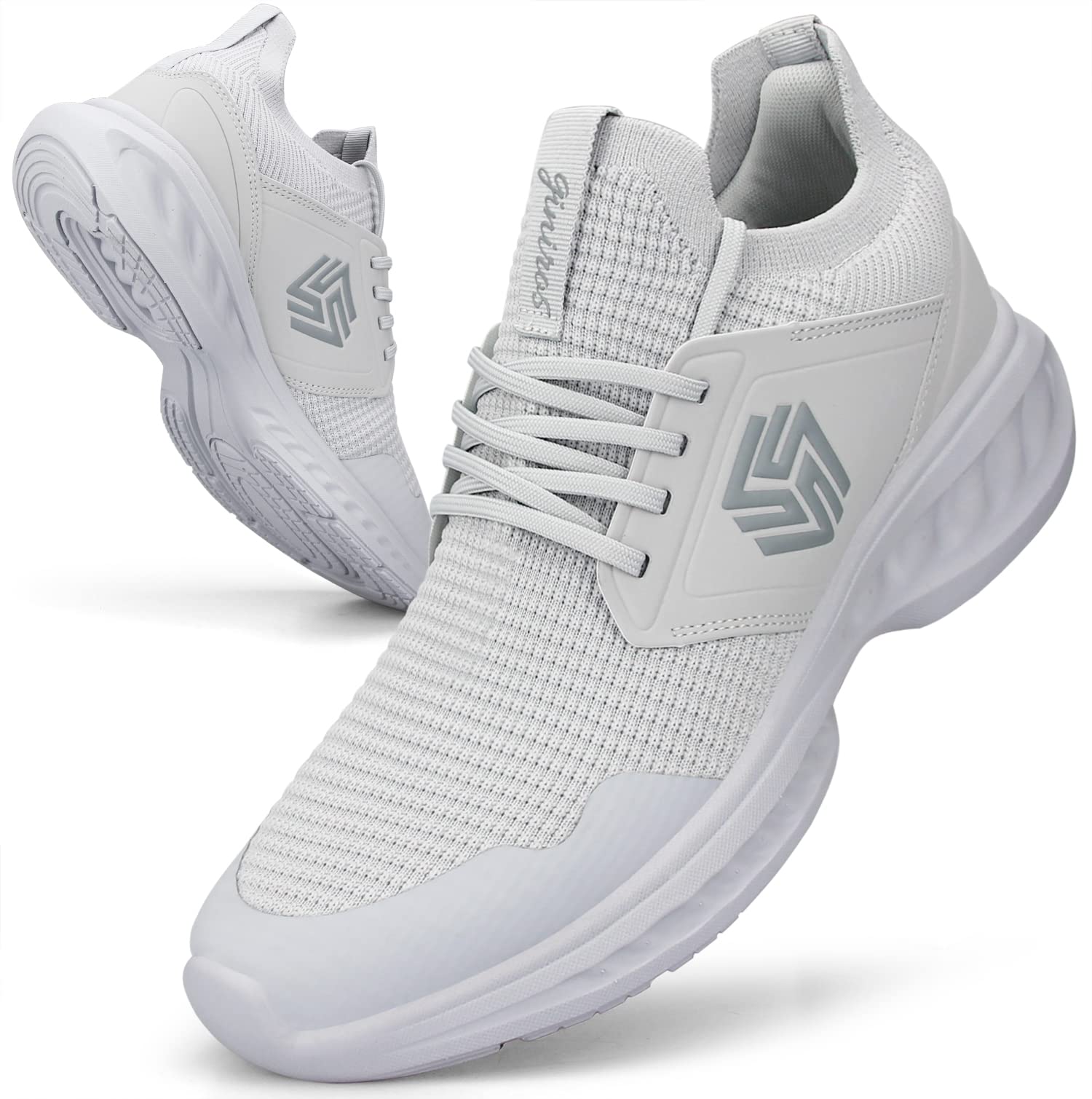 Men's Non-Slip Slip-On Running Shoes – Breathable Lightweight Sneakers