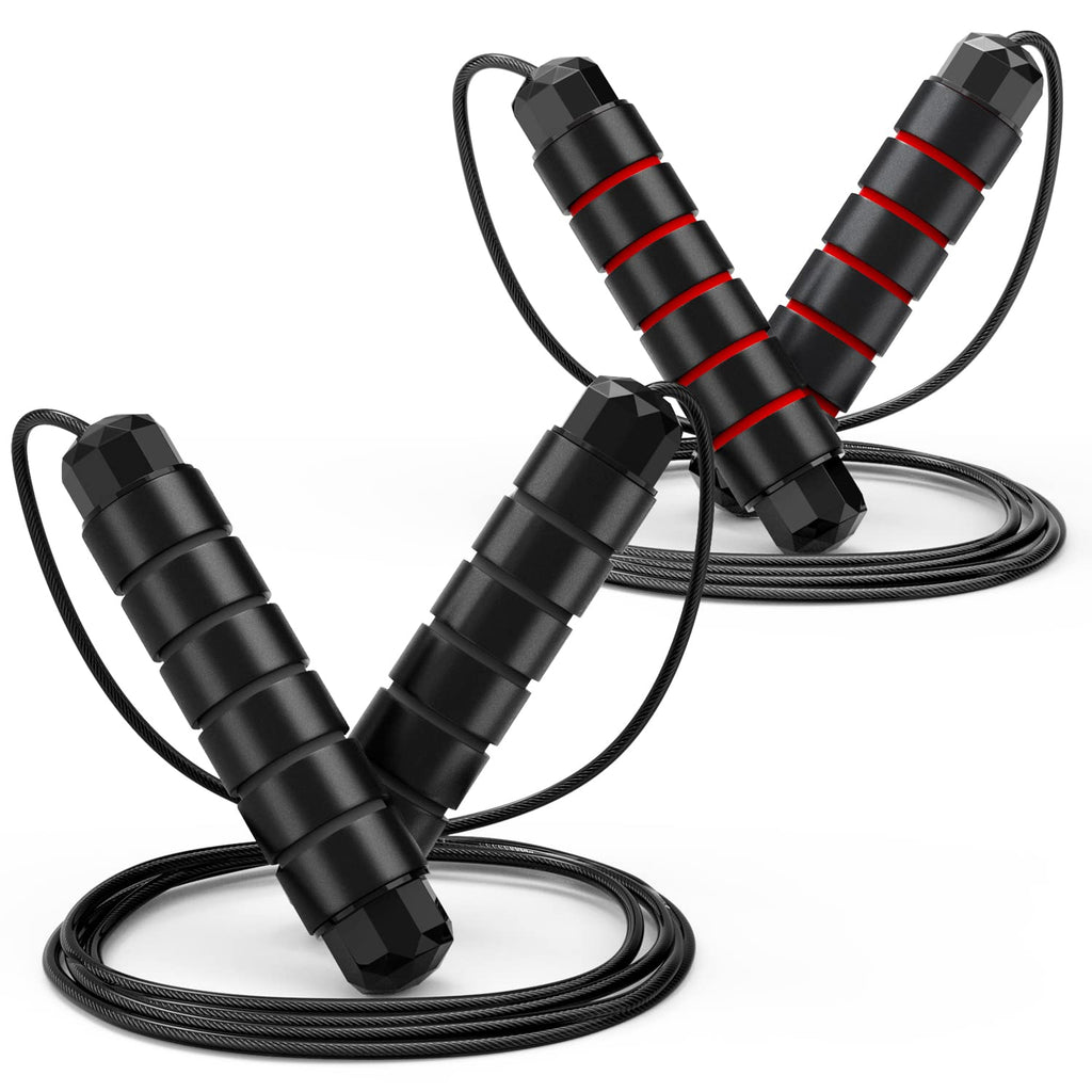 Speed Jump Rope – Tangle-Free Adjustable Cable with Ball Bearings for Cardio & Fat Burning