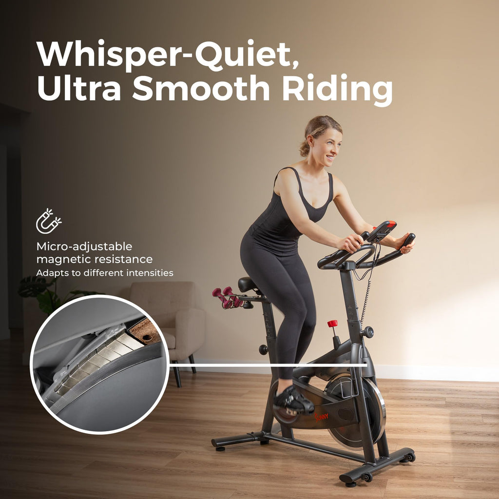 Smart Magnetic Indoor Cycling Bike – Quiet Belt Drive Exercise Bike for Home Cardio