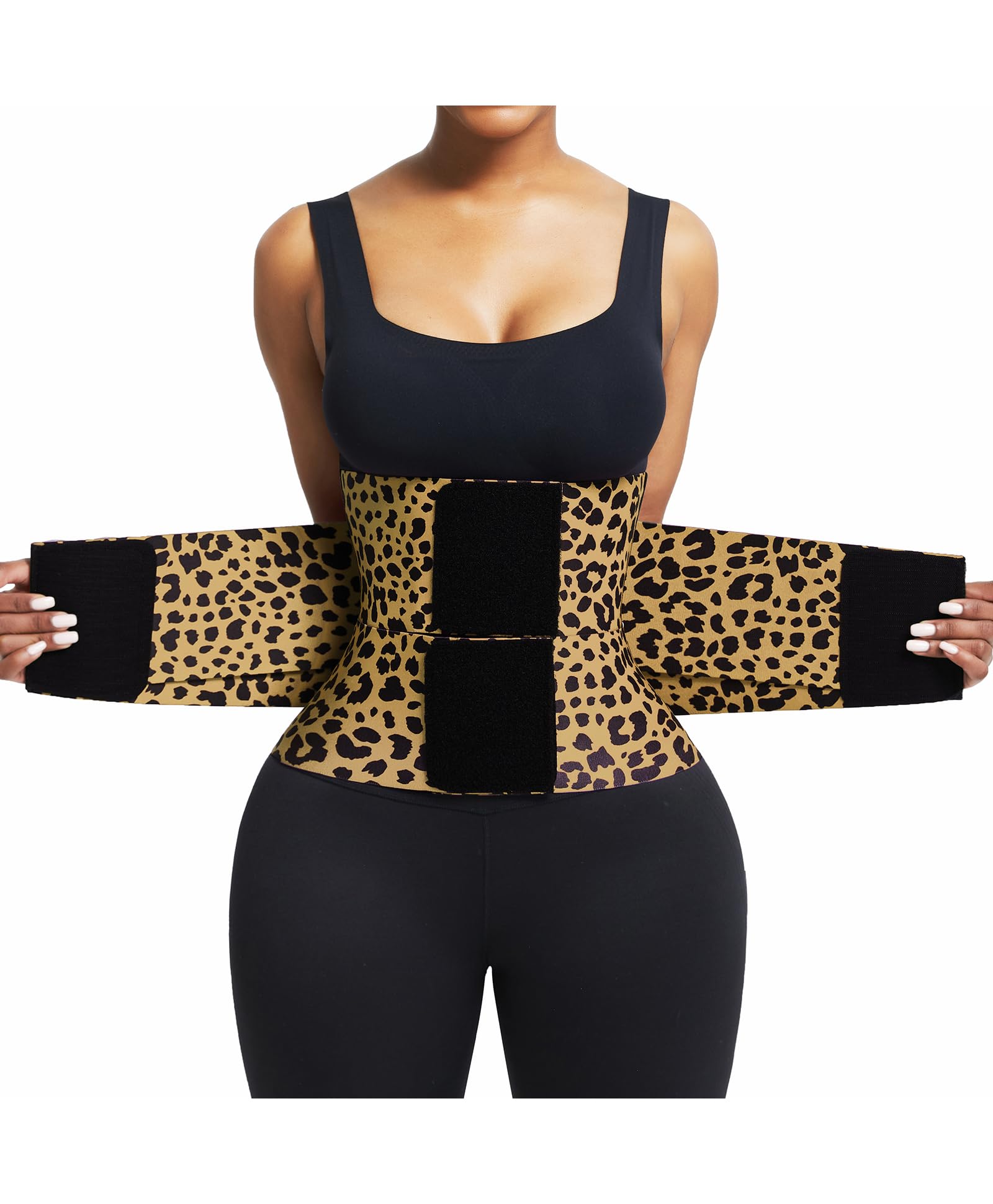 Waist Trainer Trimmer Belt – Tummy Control Ab Belt & Body Shaper for Women & Men