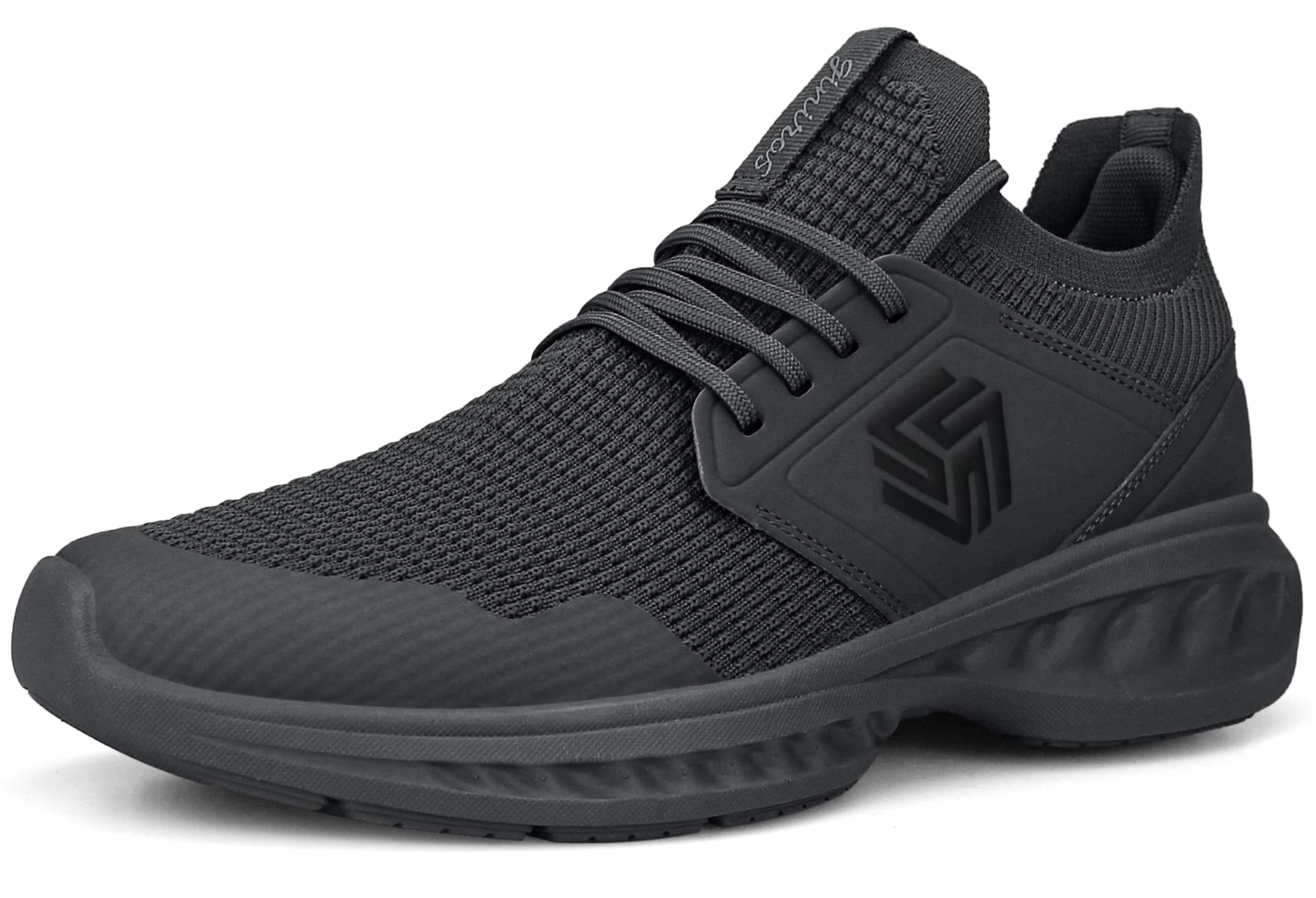 Men's Non-Slip Slip-On Running Shoes – Breathable Lightweight Sneakers