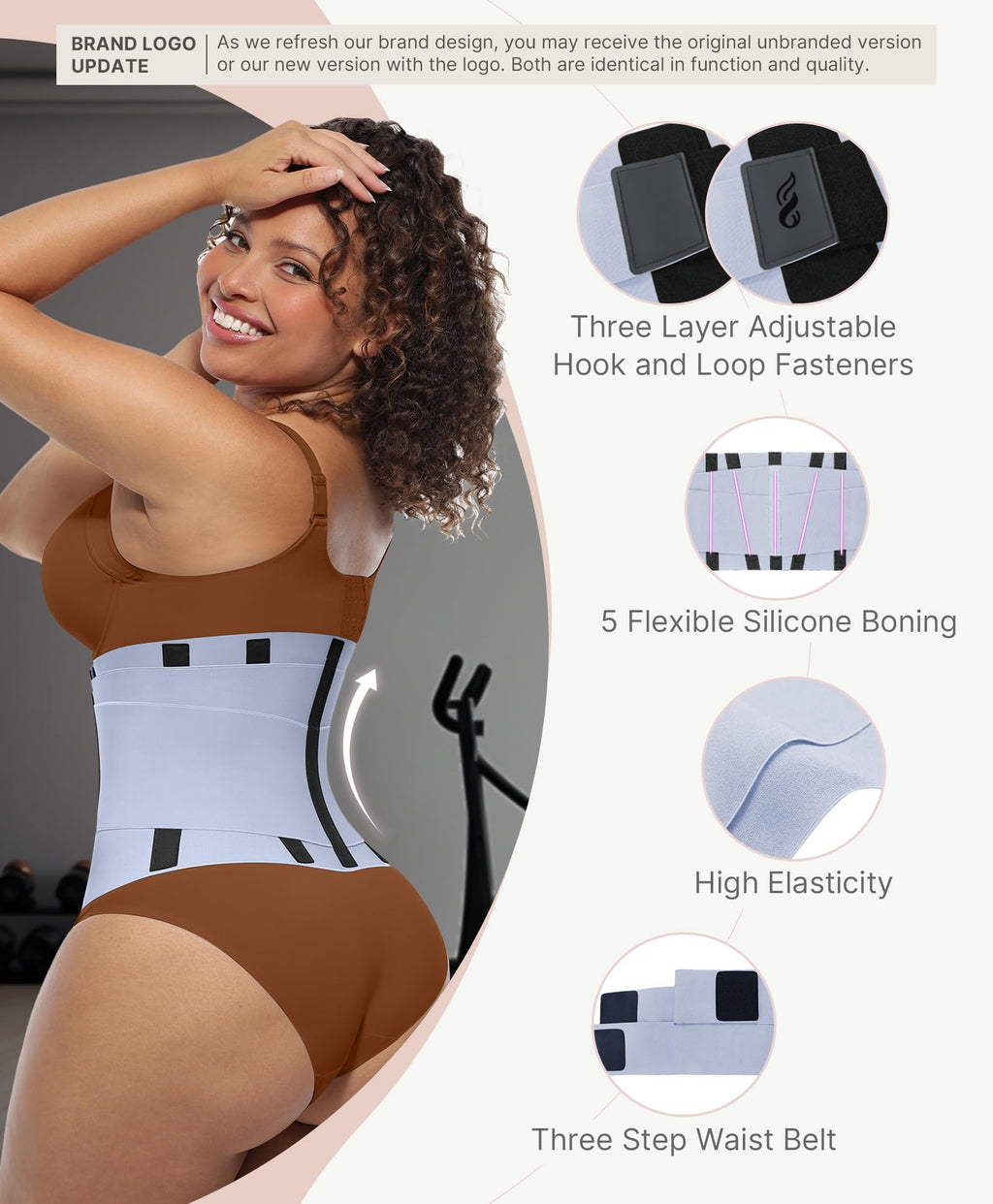 Waist Trainer Trimmer Belt – Tummy Control Ab Belt & Body Shaper for Women & Men