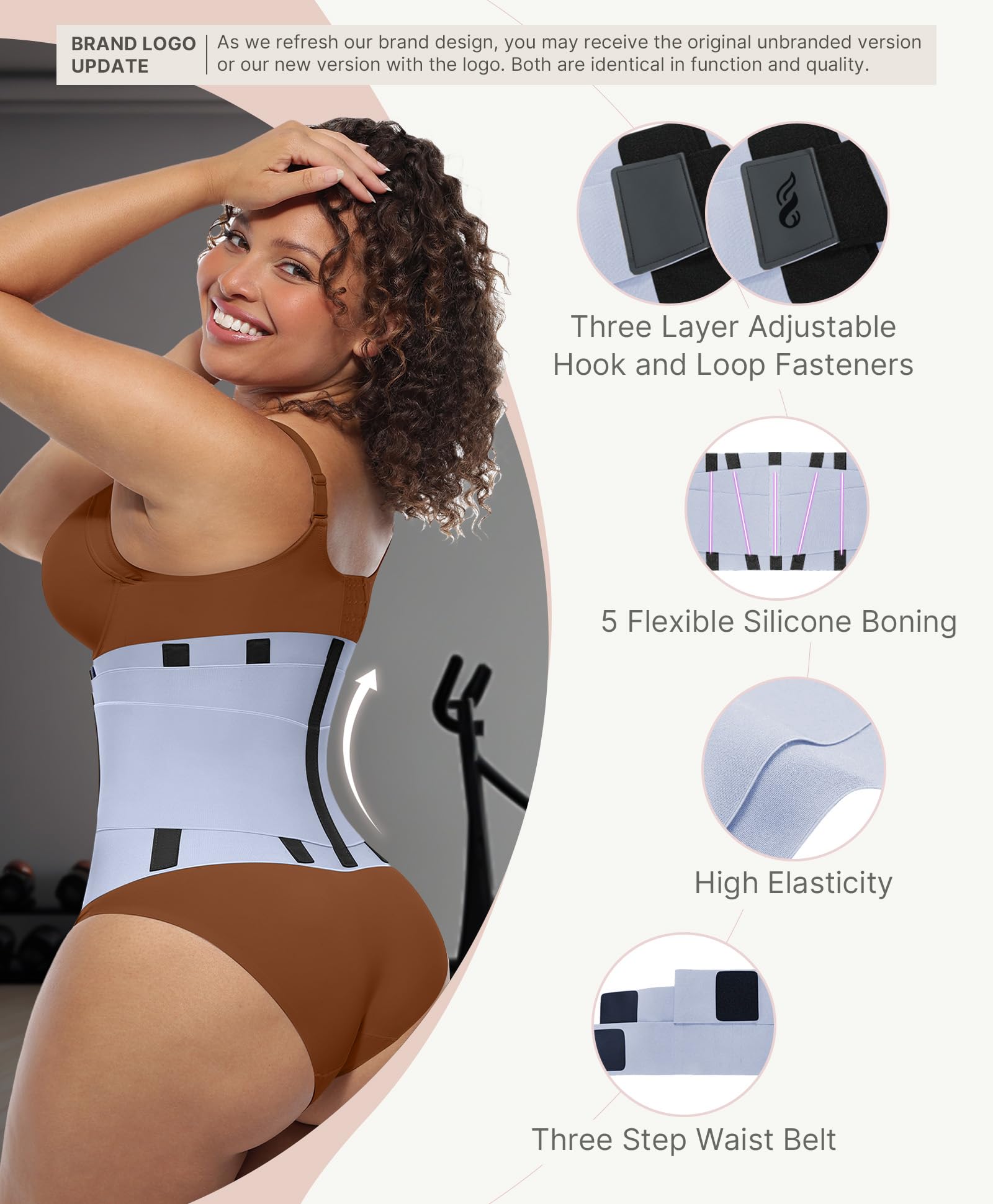 Waist Trainer Trimmer Belt – Tummy Control Ab Belt & Body Shaper for Women & Men