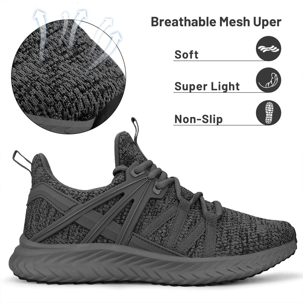 Women's Slip-On Walking Sneakers – Lightweight Casual Shoes for Gym & Travel