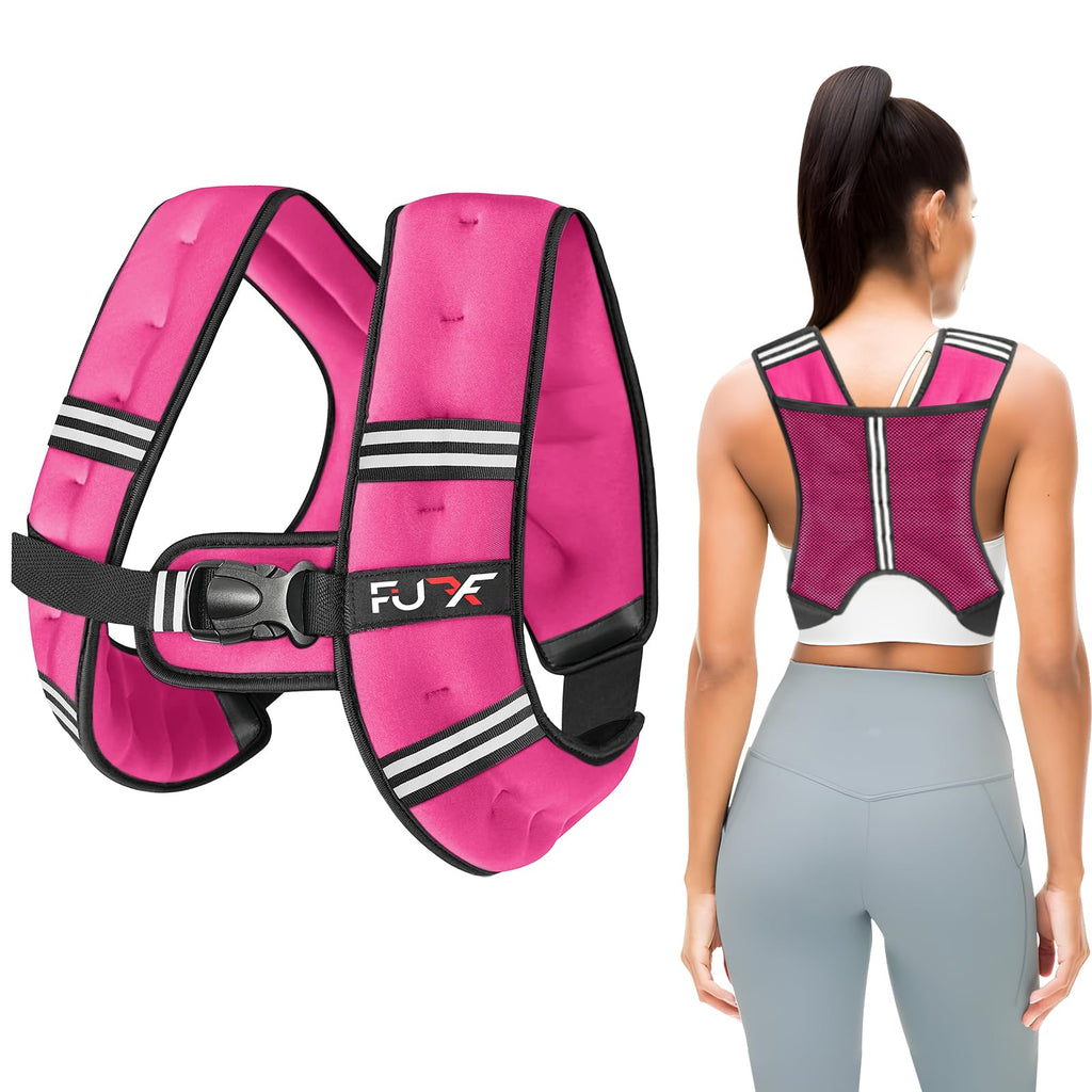 Women's Weighted Vest – Reflective Adjustable Vest for Running & Workouts