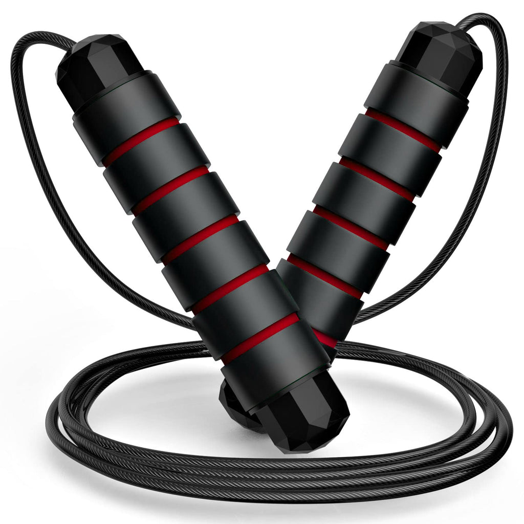 Speed Jump Rope – Tangle-Free Adjustable Cable with Ball Bearings for Cardio & Fat Burning