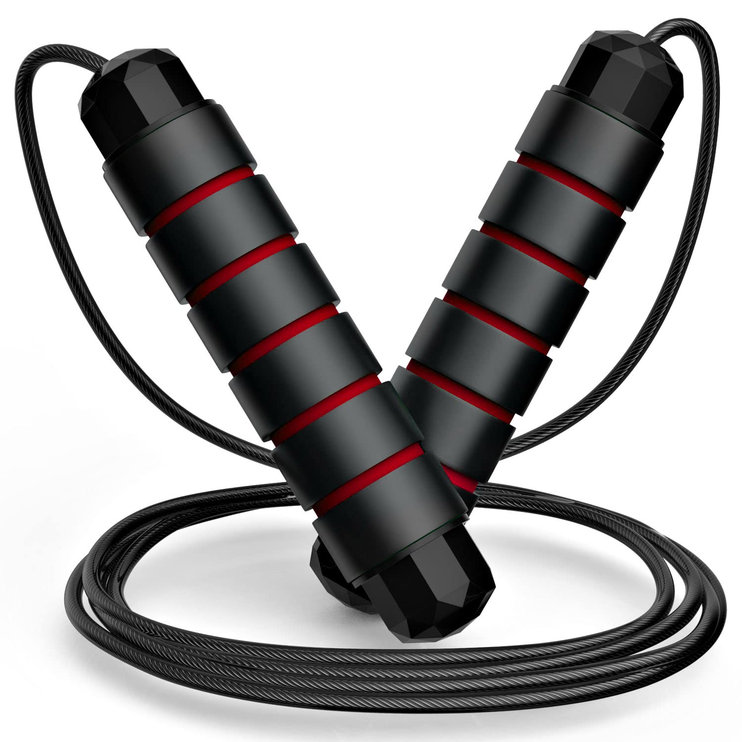 Speed Jump Rope – Tangle-Free Adjustable Cable with Ball Bearings for Cardio & Fat Burning