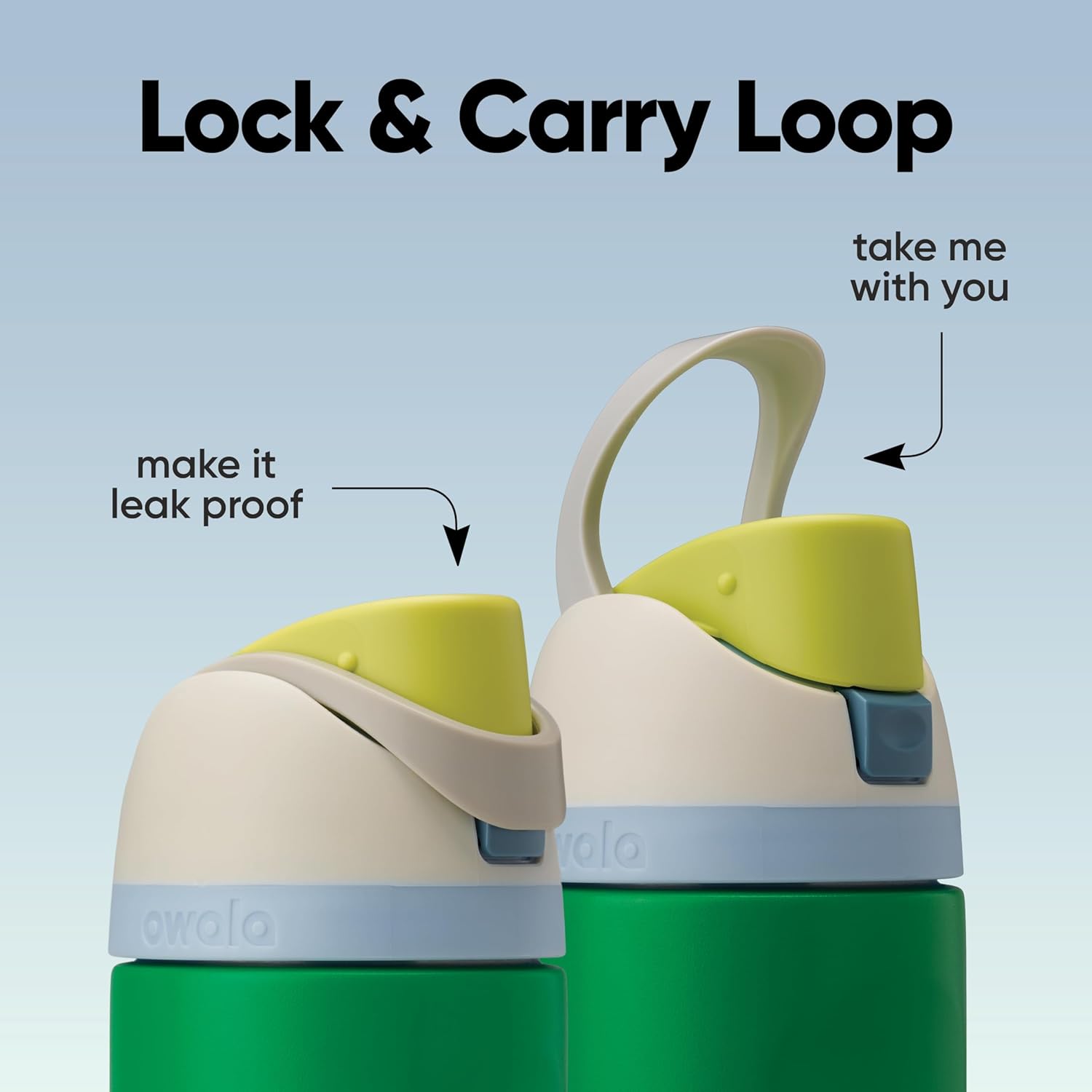 Insulated Stainless Steel Water Bottle with Straw – 32 oz Leak-Proof Sports Bottle