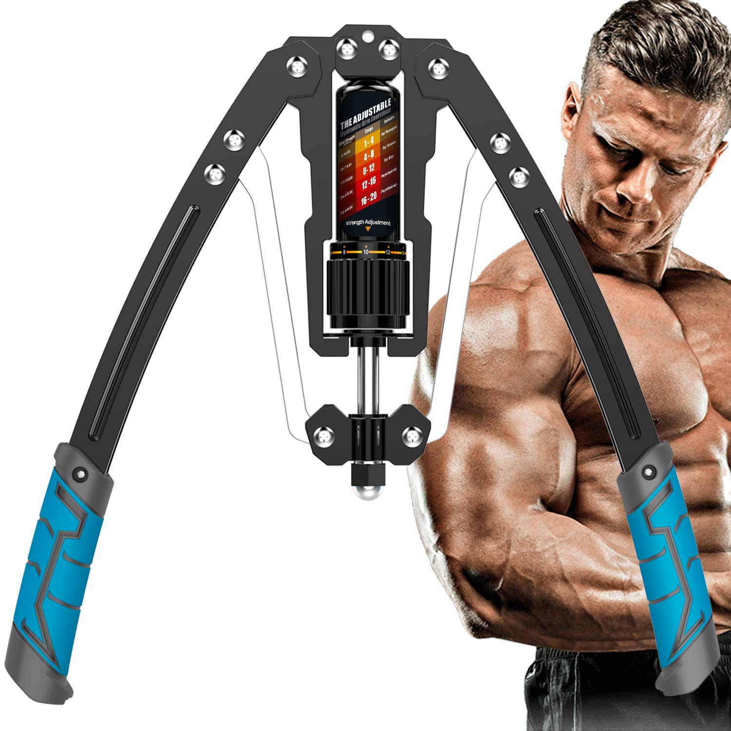 Twister Arm Exerciser – Adjustable 22–440 lb Hydraulic Chest & Arm Trainer