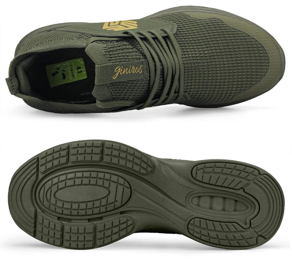 Men's Non-Slip Slip-On Running Shoes – Breathable Lightweight Sneakers