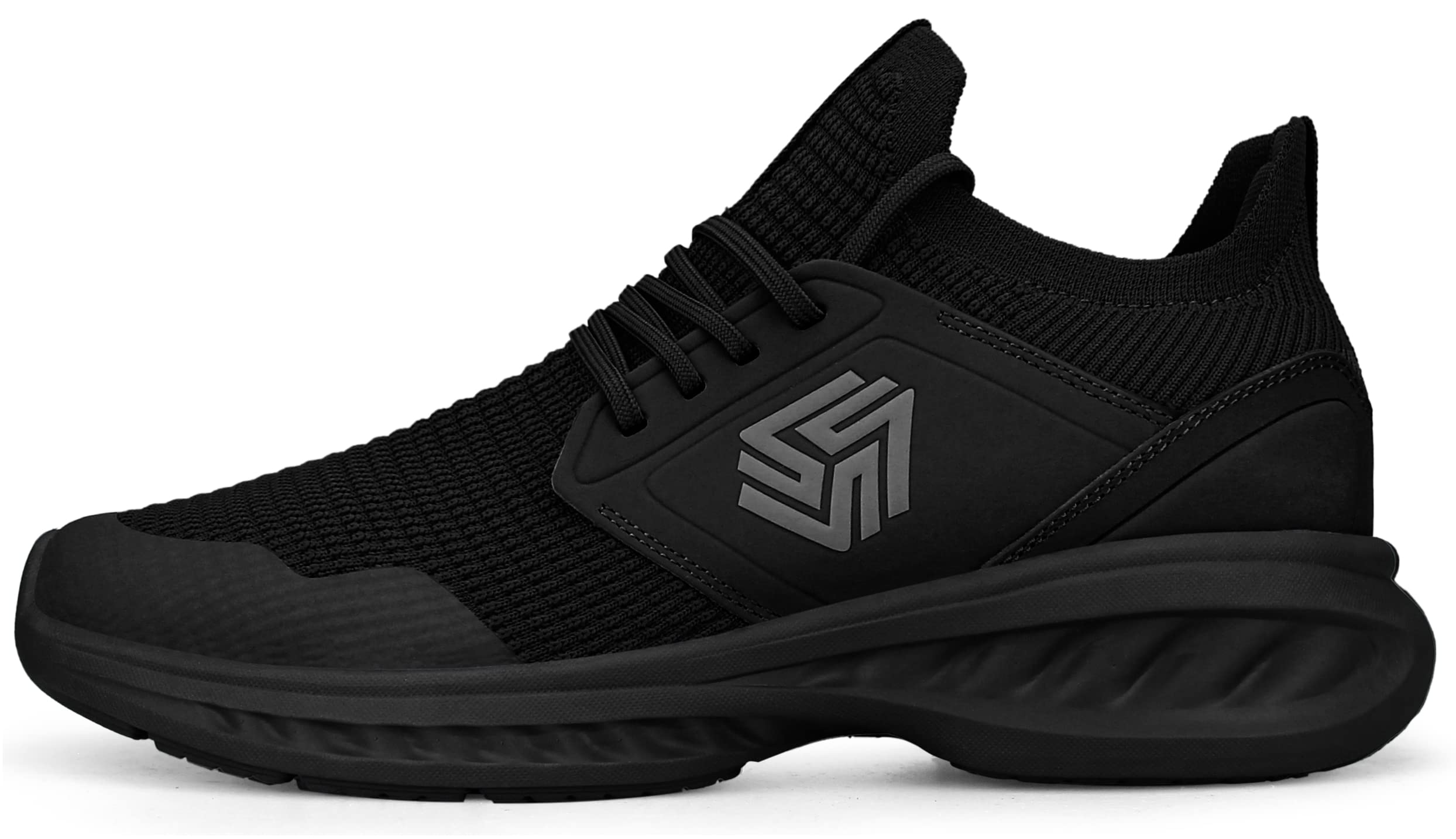 Men's Non-Slip Slip-On Running Shoes – Breathable Lightweight Sneakers