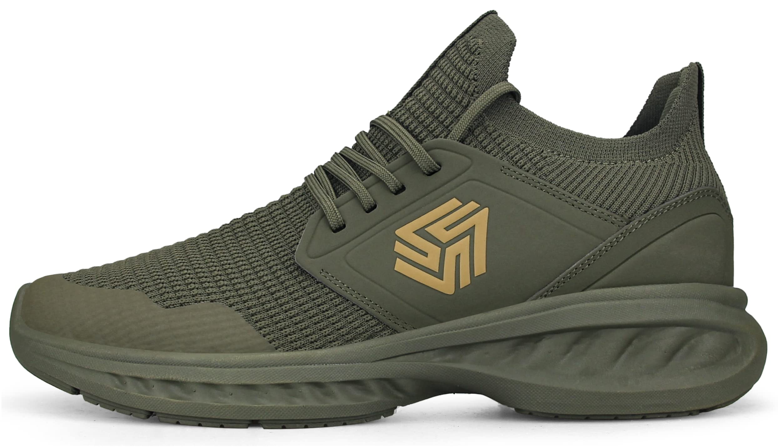 Men's Non-Slip Slip-On Running Shoes – Breathable Lightweight Sneakers