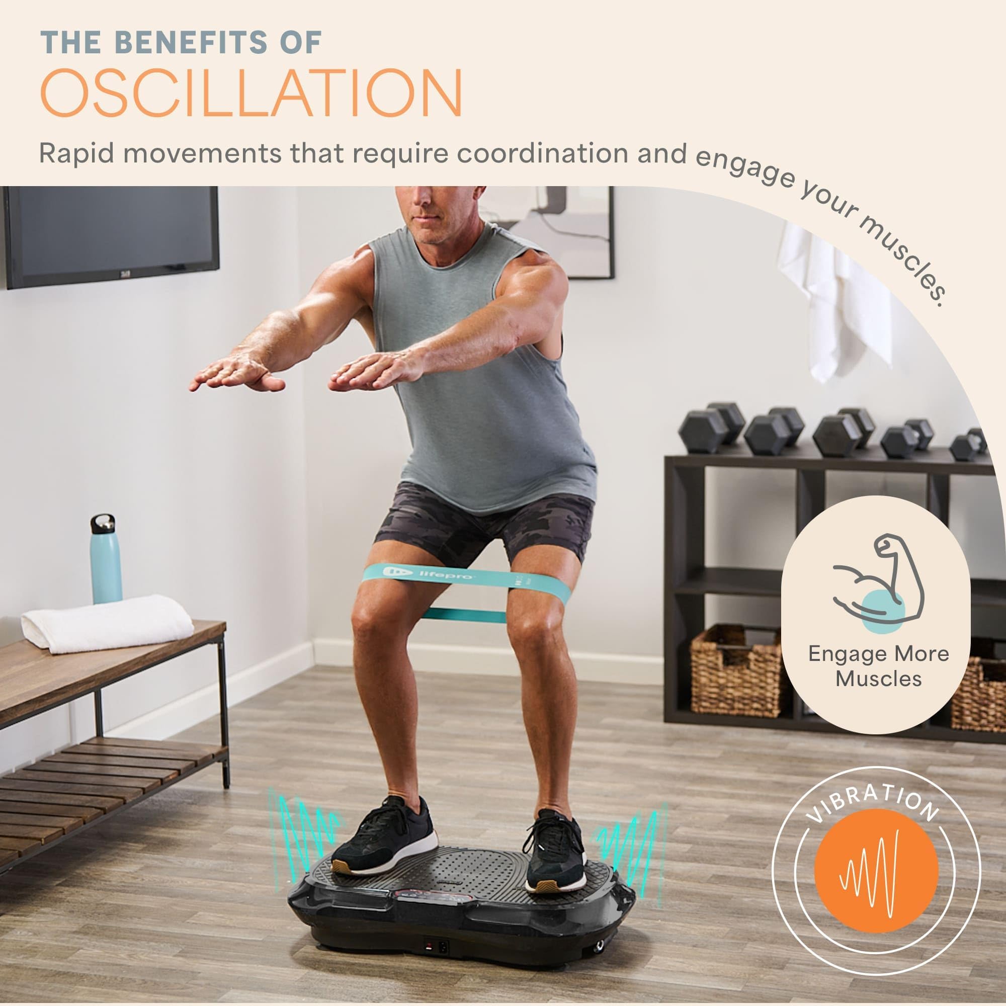 Waver Vibration Plate – High-Intensity Full Body Workout & Toning Machine