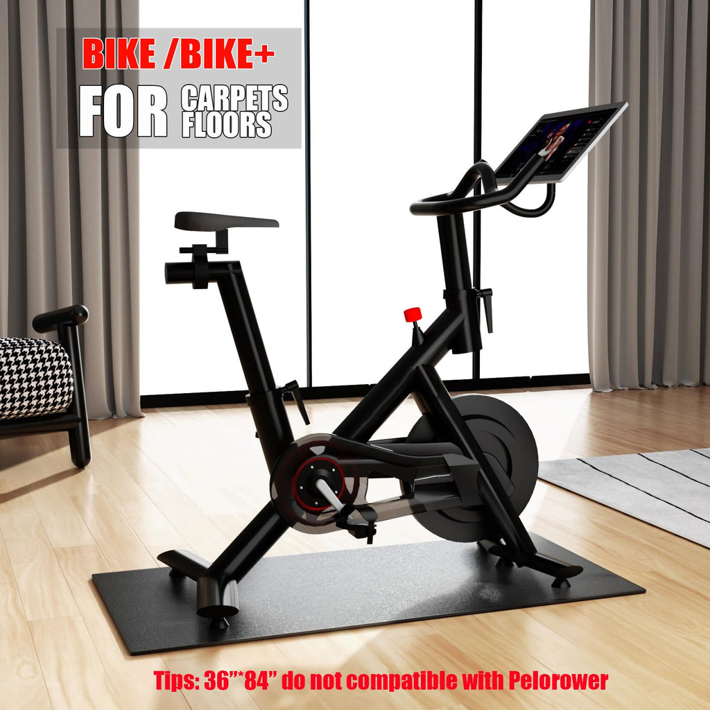 Exercise Bike & Treadmill Floor Mat – 6mm Hardwood Floor & Carpet Protector