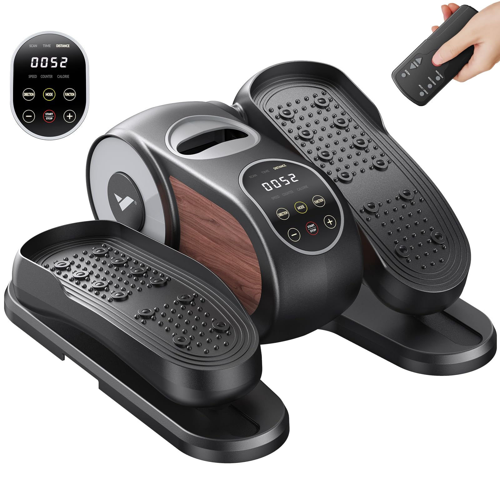 Under Desk Elliptical – Quiet Seated Pedal Exerciser for Home & Office