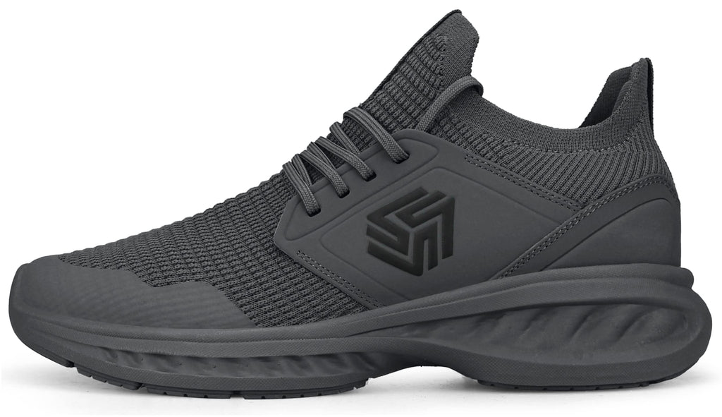 Men's Non-Slip Slip-On Running Shoes – Breathable Lightweight Sneakers