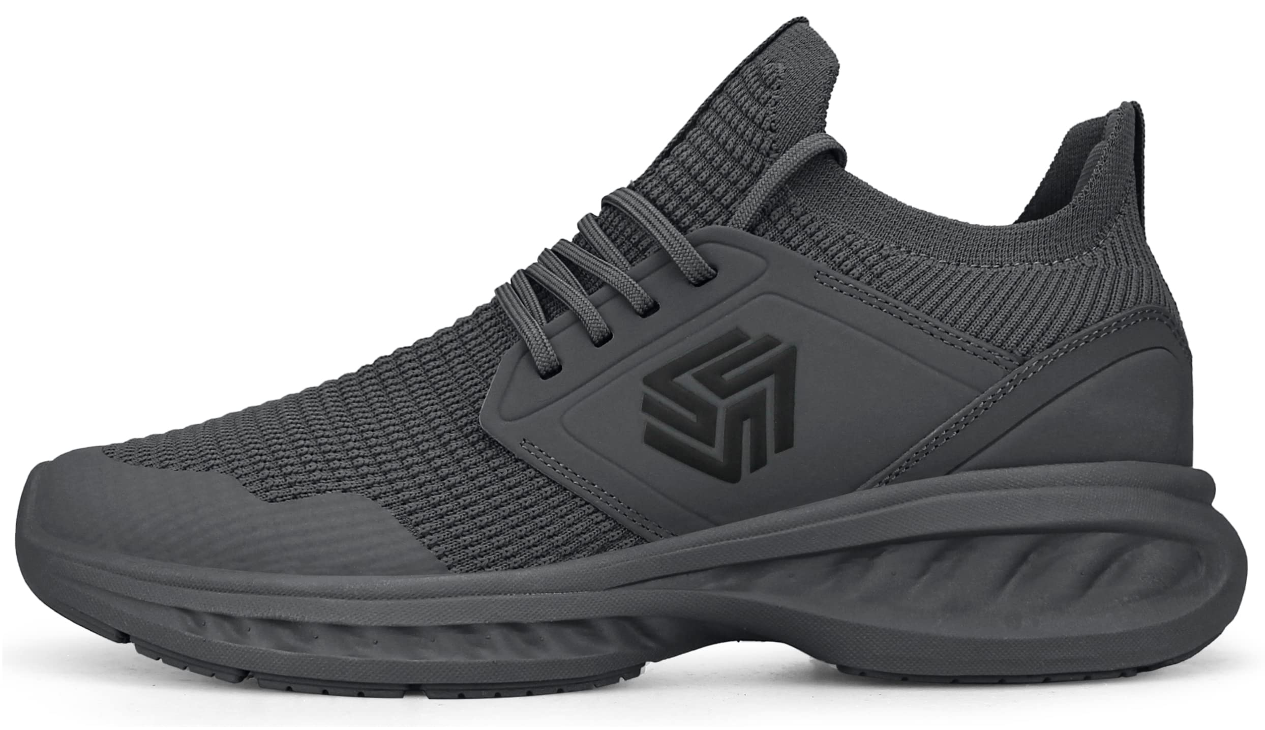 Men's Non-Slip Slip-On Running Shoes – Breathable Lightweight Sneakers