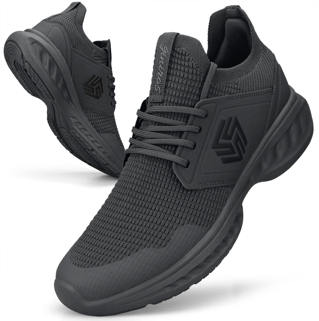 Men's Non-Slip Slip-On Running Shoes – Breathable Lightweight Sneakers