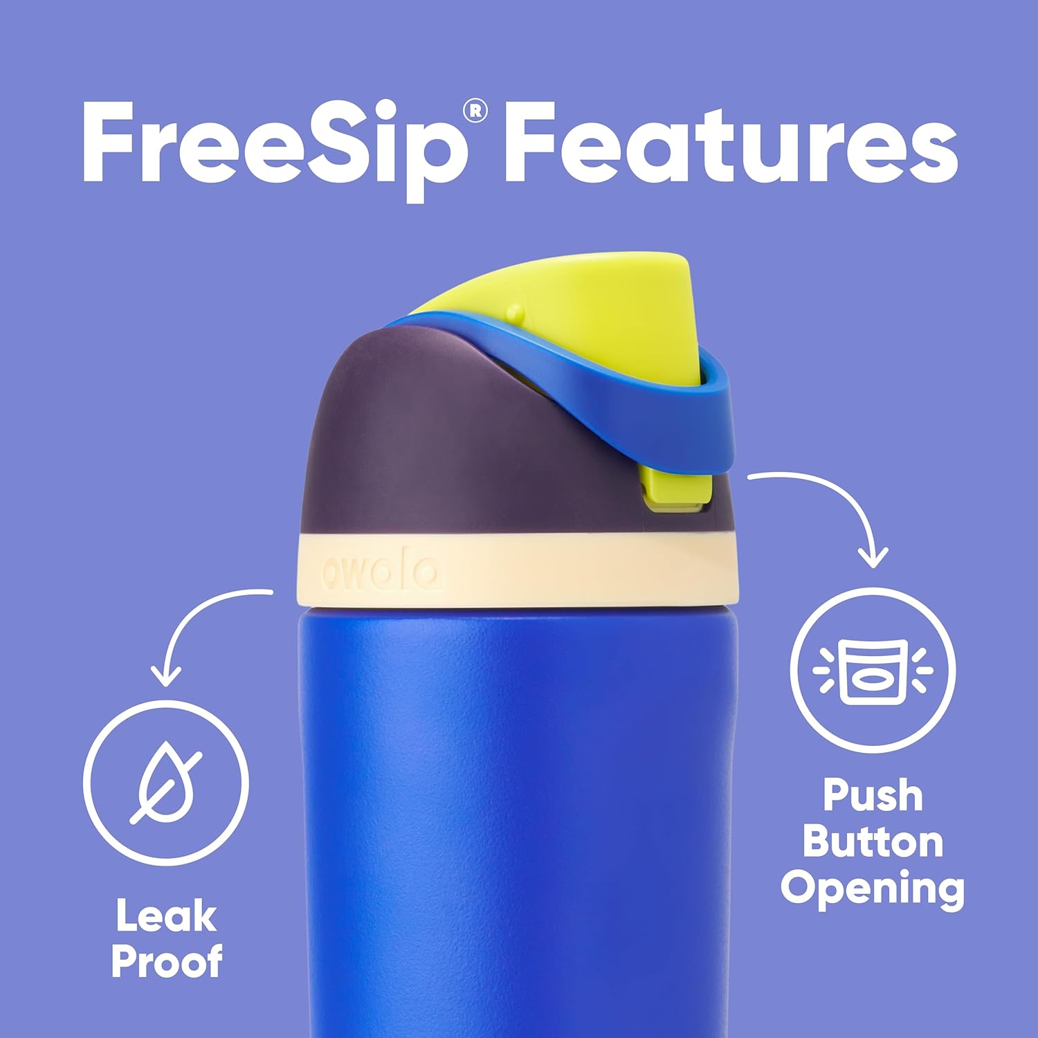 Insulated Stainless Steel Water Bottle with Straw – 32 oz Leak-Proof Sports Bottle