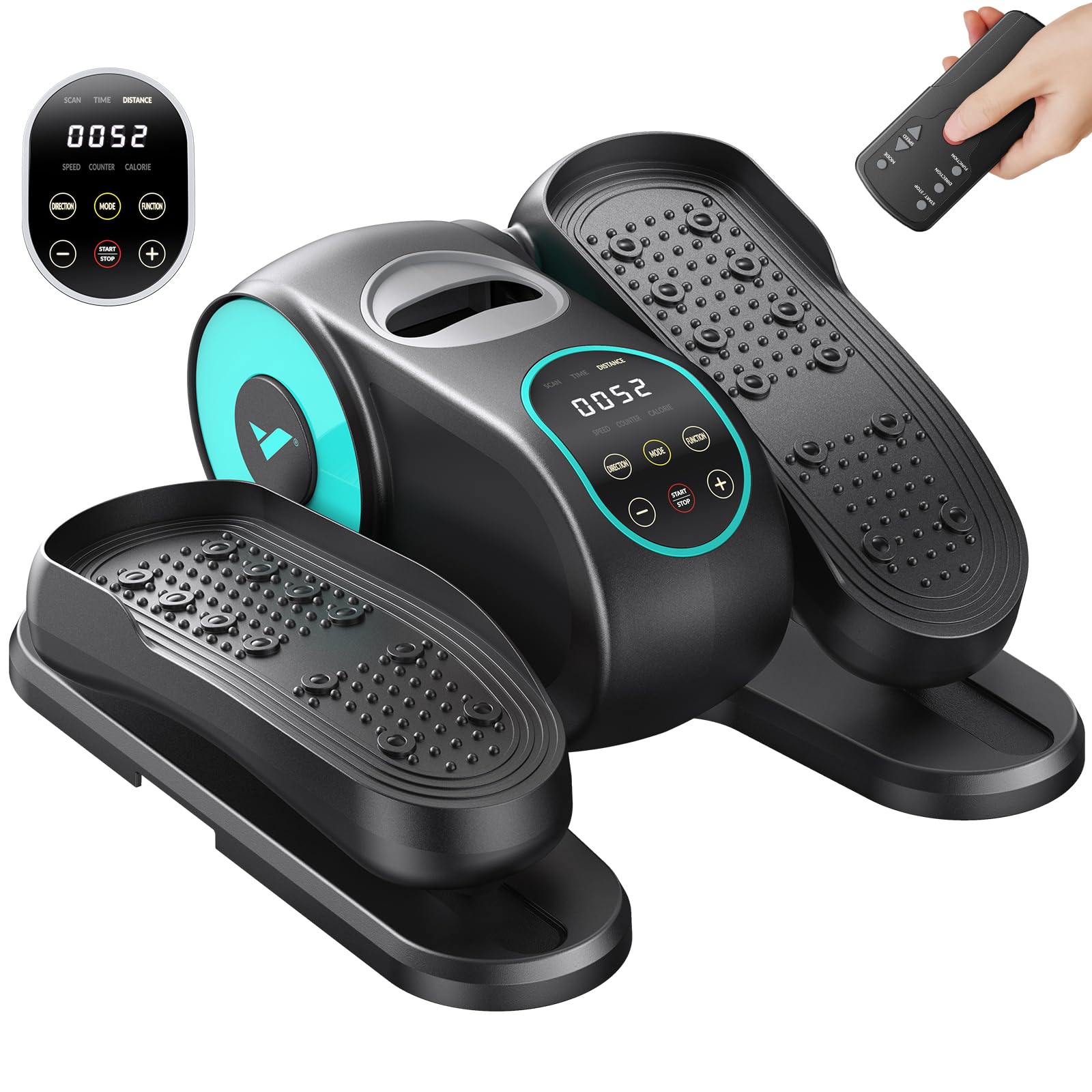 Under Desk Elliptical – Quiet Seated Pedal Exerciser for Home & Office