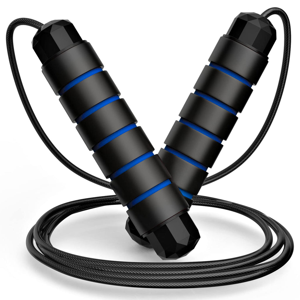 Speed Jump Rope – Tangle-Free Adjustable Cable with Ball Bearings for Cardio & Fat Burning