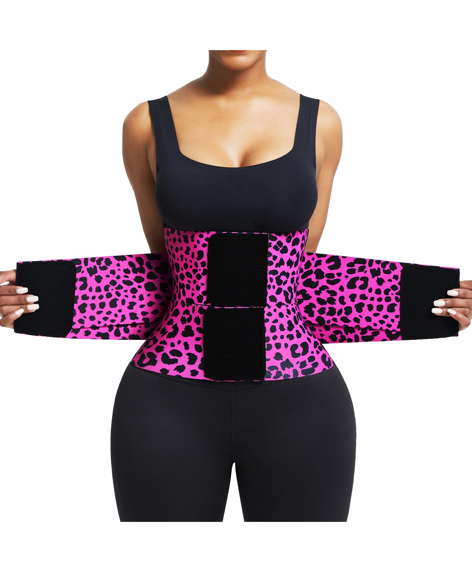 Waist Trainer Trimmer Belt – Tummy Control Ab Belt & Body Shaper for Women & Men