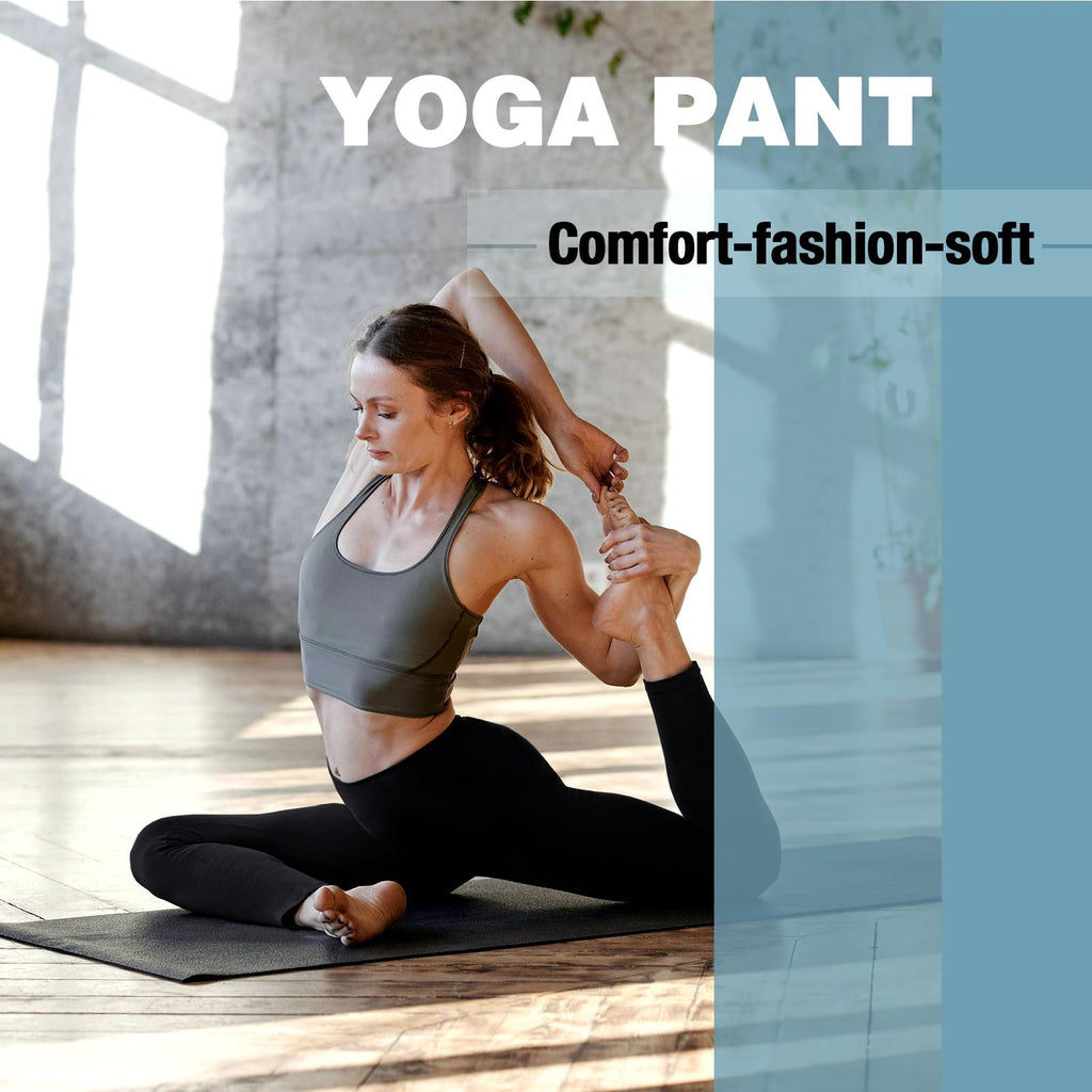 Women's High-Waisted Leggings with Pockets – Buttery-Soft Yoga Pants